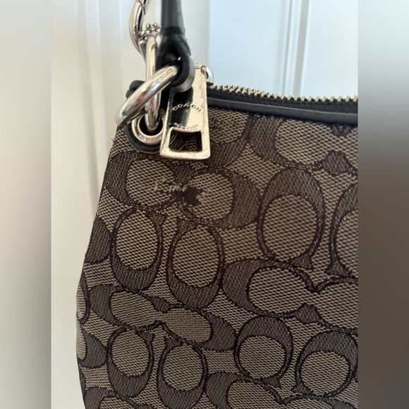 Vintage Coach Black and Gray Monogram Bag with hang tag! - Picture 14 of 16